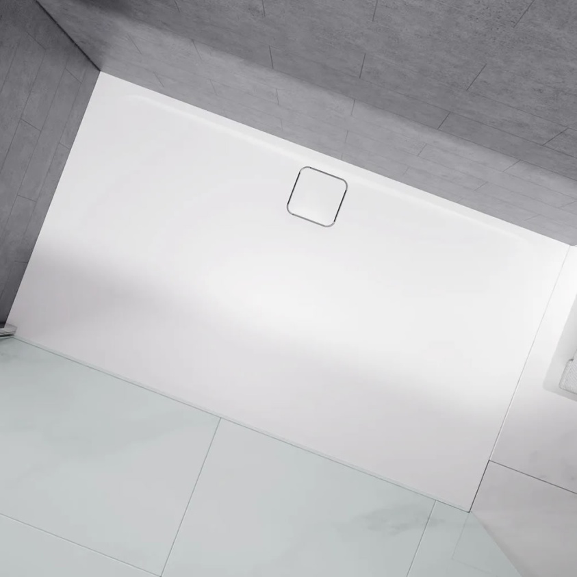 Lifestyle image of Merlyn Level 25 1300 x 800mm Stone Resin Shower Tray